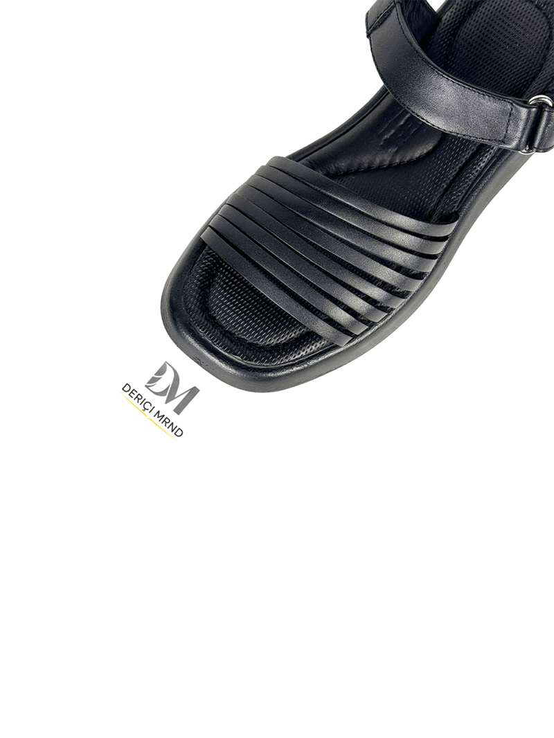 صندل تابستانی اسپرت زنانه مشکی کد s84nz34k | دریچی
